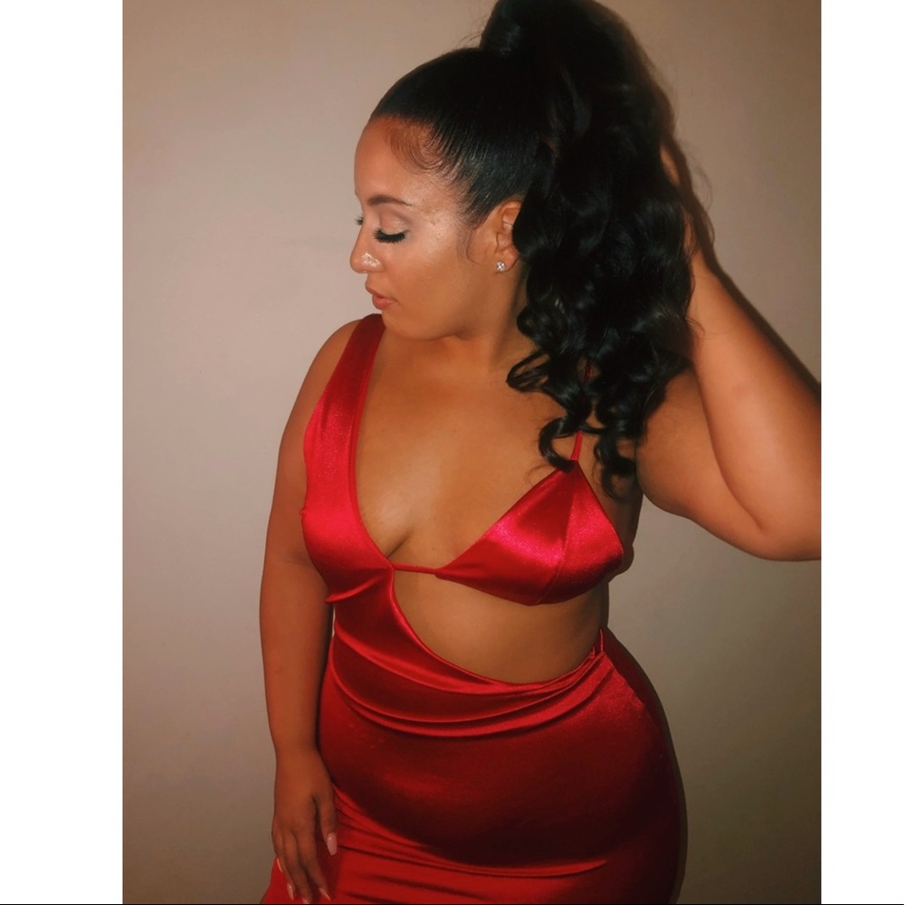 Red dress